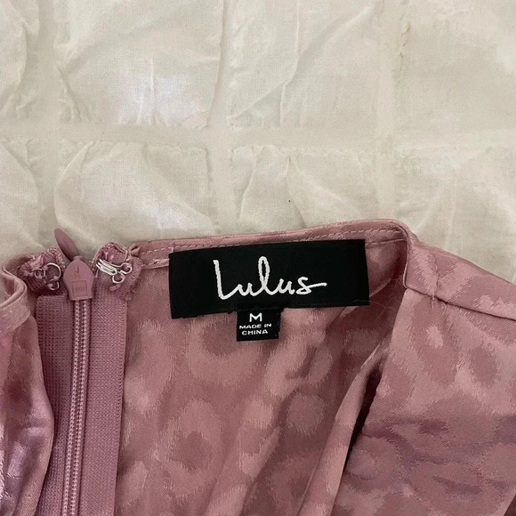 Lulus untamed Dame satin leopard jumpsuit - Picture 7 of 13